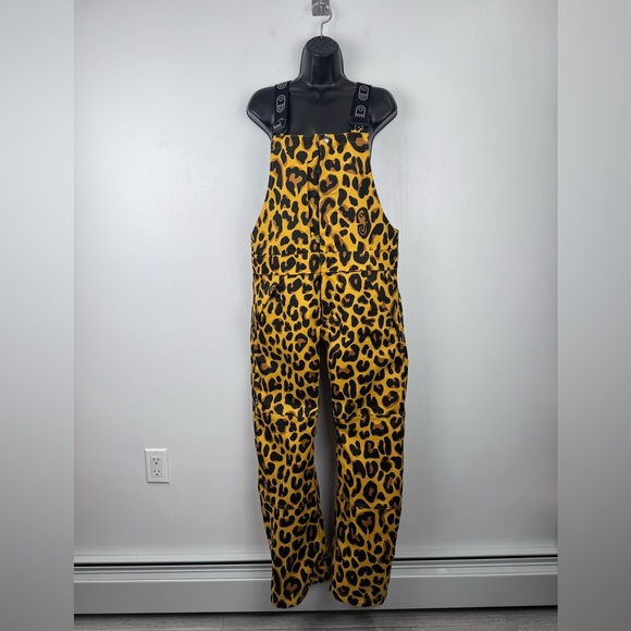 Airblaster Pants - Airblaster Women Leopard Insulated Snow Bib Pants Size Small